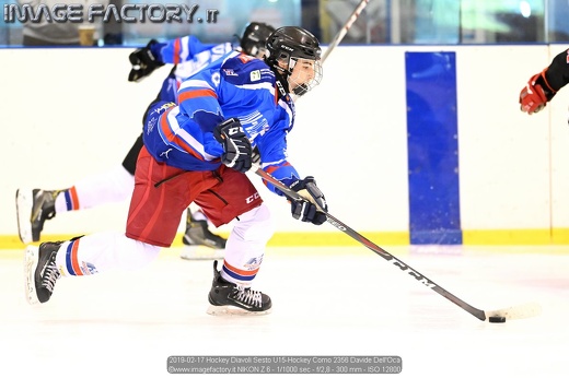 2019-02-17 Hockey Diavoli Sesto U15-Hockey Como 2356 Davide DellOca